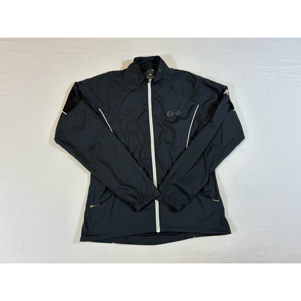 Adidas Golf ClimaProof Wind Jacket‎ Women's Small Black Full Zip Lightweight